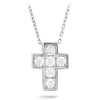Hearts On Fire Divine Mini Cross Diamond Necklace