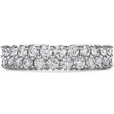 Hearts On Fire Double-Row Eternity Band Right Hand Diamond Ring