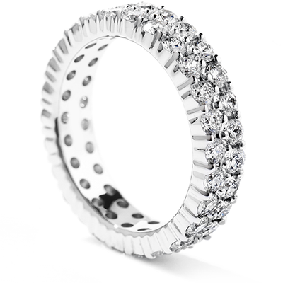 Hearts On Fire Double-Row Eternity Band Right Hand Diamond Ring