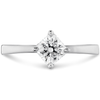 Hearts On Fire Dream Offset Signature Solitaire Diamond Engagement Ring