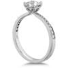 Hearts On Fire Dream Signature Engagement Ring with Diamond Band