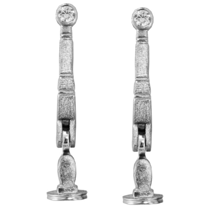 Alex Sepkus Sticks and Stones Earring Mountings - E-132PMD