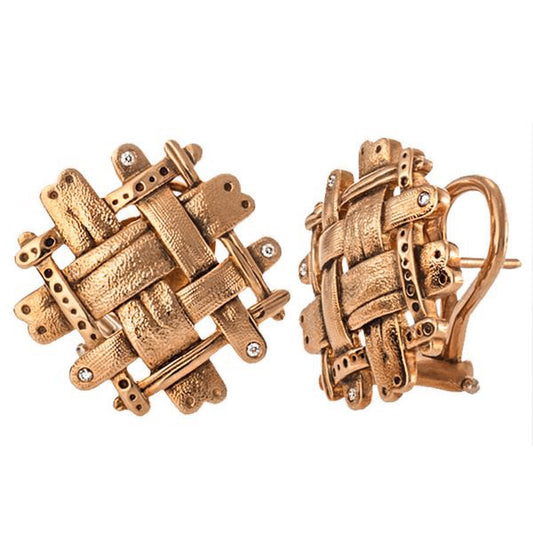 Alex Sepkus Woven Earrings - E-175RD
