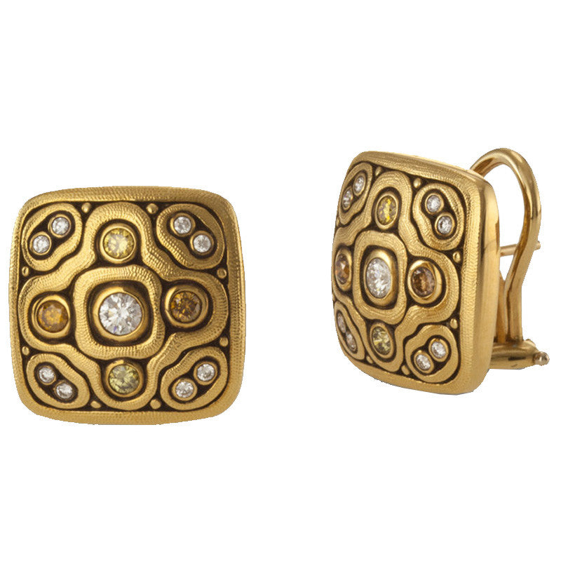 Alex Sepkus Cushion Earrings