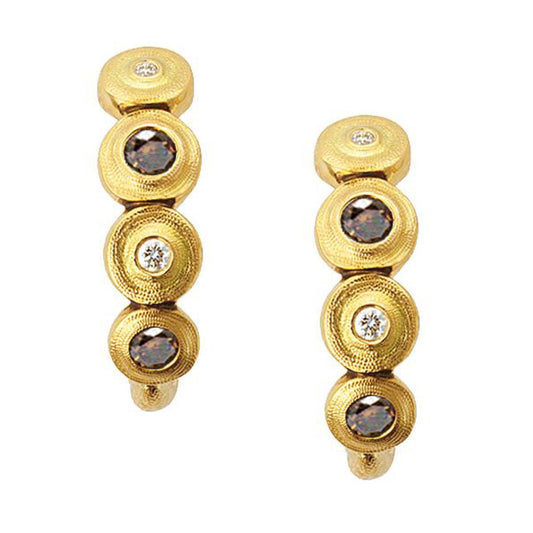Alex Sepkus Stack Lilly Pad Earrings - E-219DC