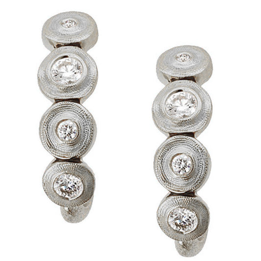 Alex Sepkus Stack Lilly Pad Earrings - E-219PD