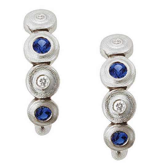 Alex Sepkus Stack Lilly Pad Earrings - E-219PS