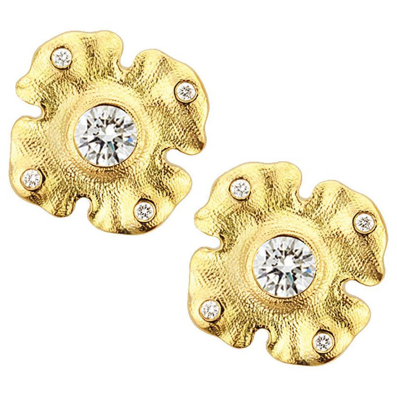 Alex Sepkus Quatrefoil Stud Earrings - E-221D