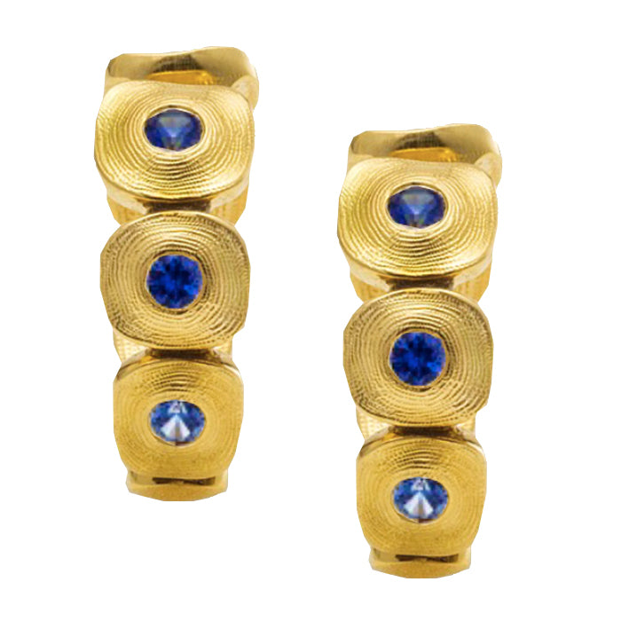 Alex Sepkus Dancing Squares Huggy Earrings