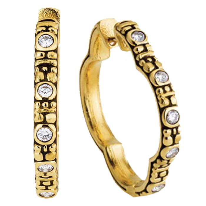 Alex Sepkus Quatrefoil Huggy Earrings
