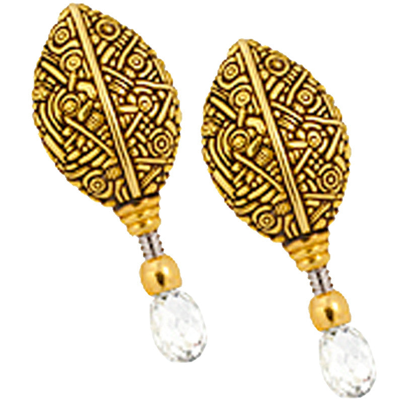 Alex Sepkus Leaf Briolette Earrings - E-66