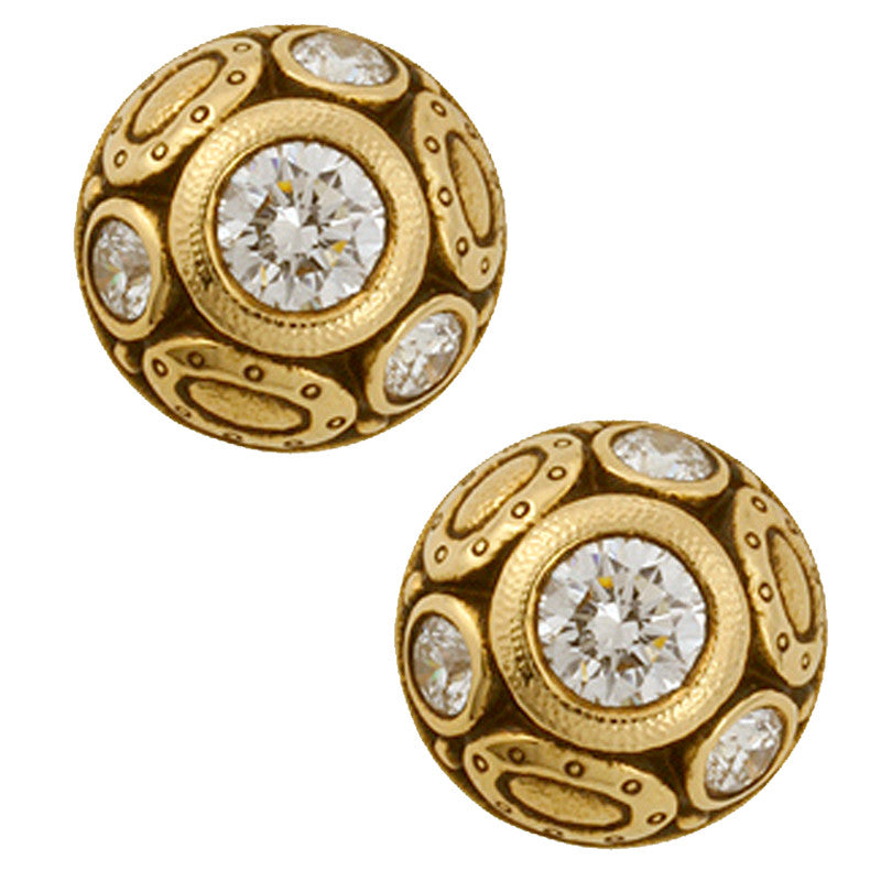 Alex Sepkus Oval Work Earrings