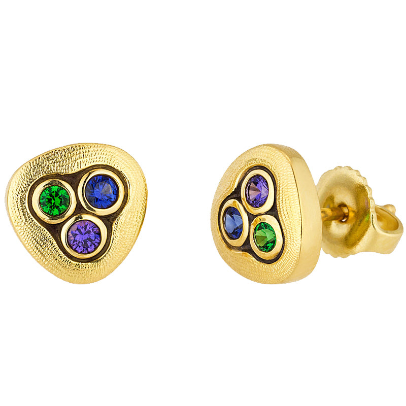 Alex Sepkus Swirling Water Stud Earrings - E-75SG