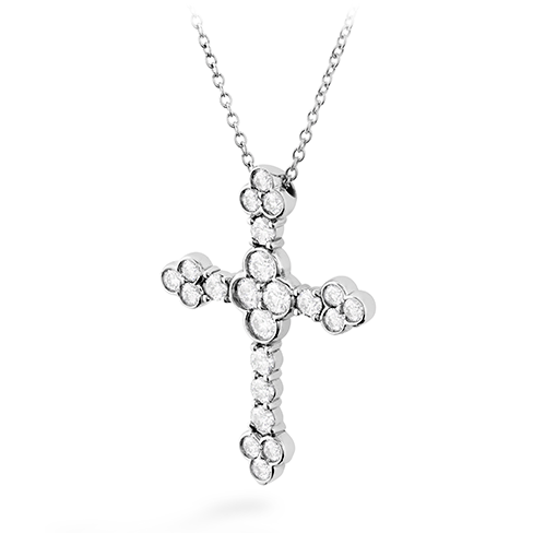 Hearts On Fire Effervescence Cross Diamond Necklace