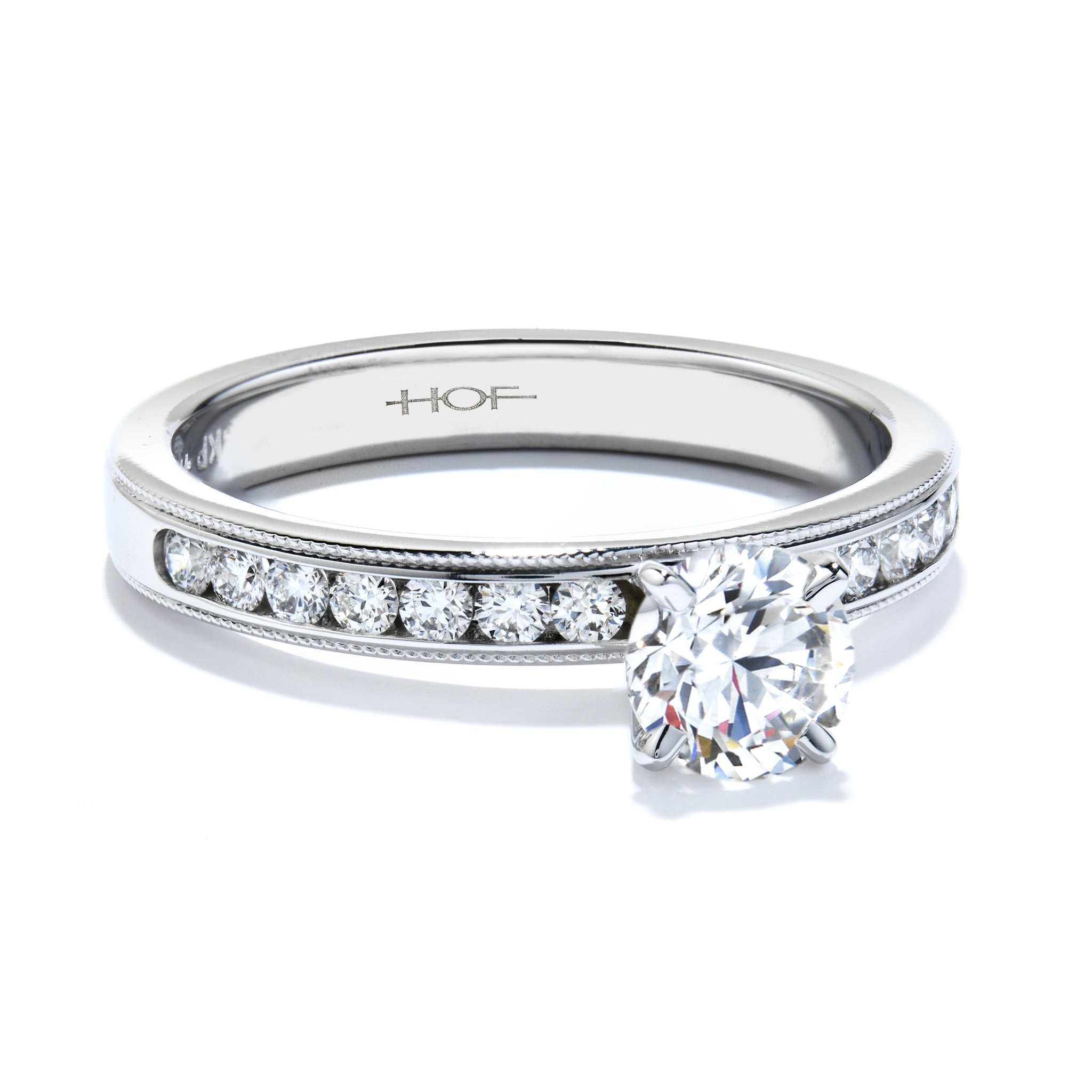 Hearts On Fire Eterne Milgrain Solitaire Engagement Ring