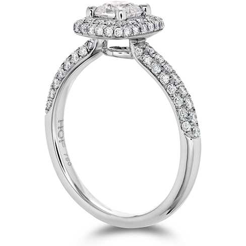 Hearts On Fire Euphoria Dream Pave Diamond Engagement Ring