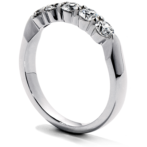 Hearts On Fire Five-Stone Wedding Band