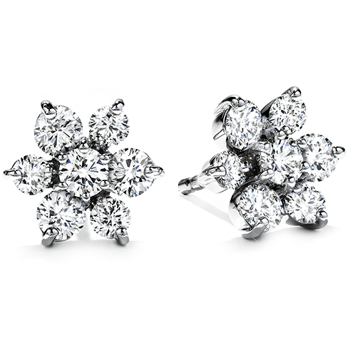 Hearts On Fire Garden Flower Diamond Earrings