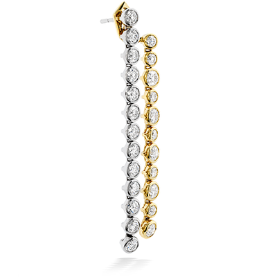 Hearts On Fire Bezel Line Diamond Earrings