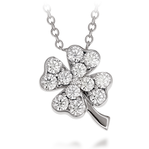 Hearts On Fire Clover Pendant Necklace
