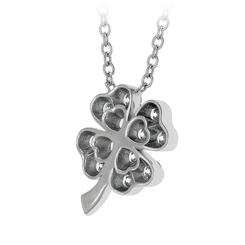 Hearts On Fire Clover Pendant Necklace