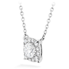Hearts On Fire Custom Halo Diamond Necklace