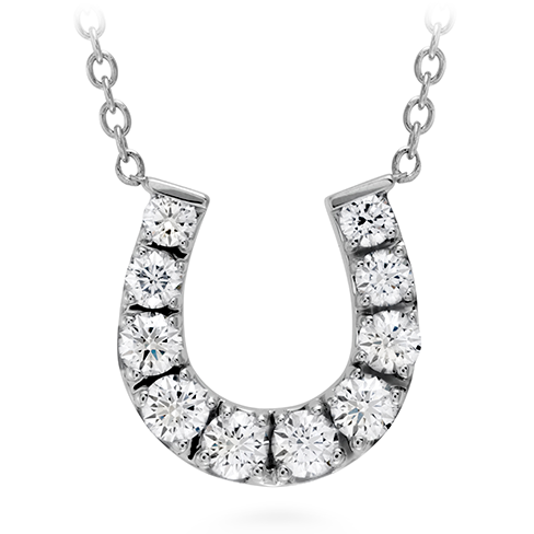 Hearts On Fire Diamond Horseshoe Necklace