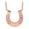 Hearts On Fire Horseshoe Necklace