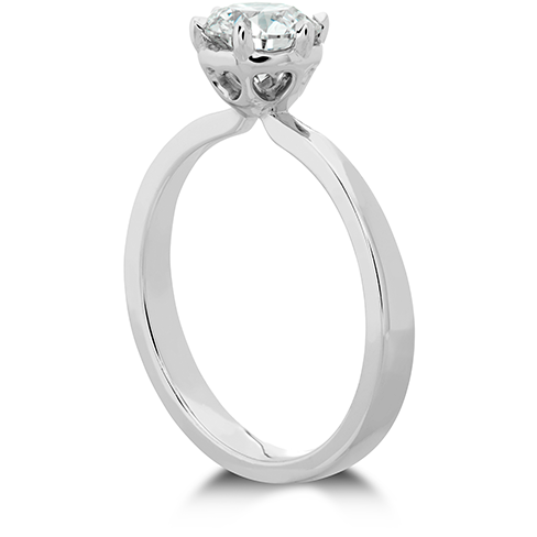 Hearts On Fire Signature 6 Prong Solitaire Diamond Engagement Ring