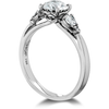 Hearts On Fire Signature Three Stone Diamond Engagement Ring