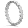 Hearts On Fire Hex Metal Eternity Band