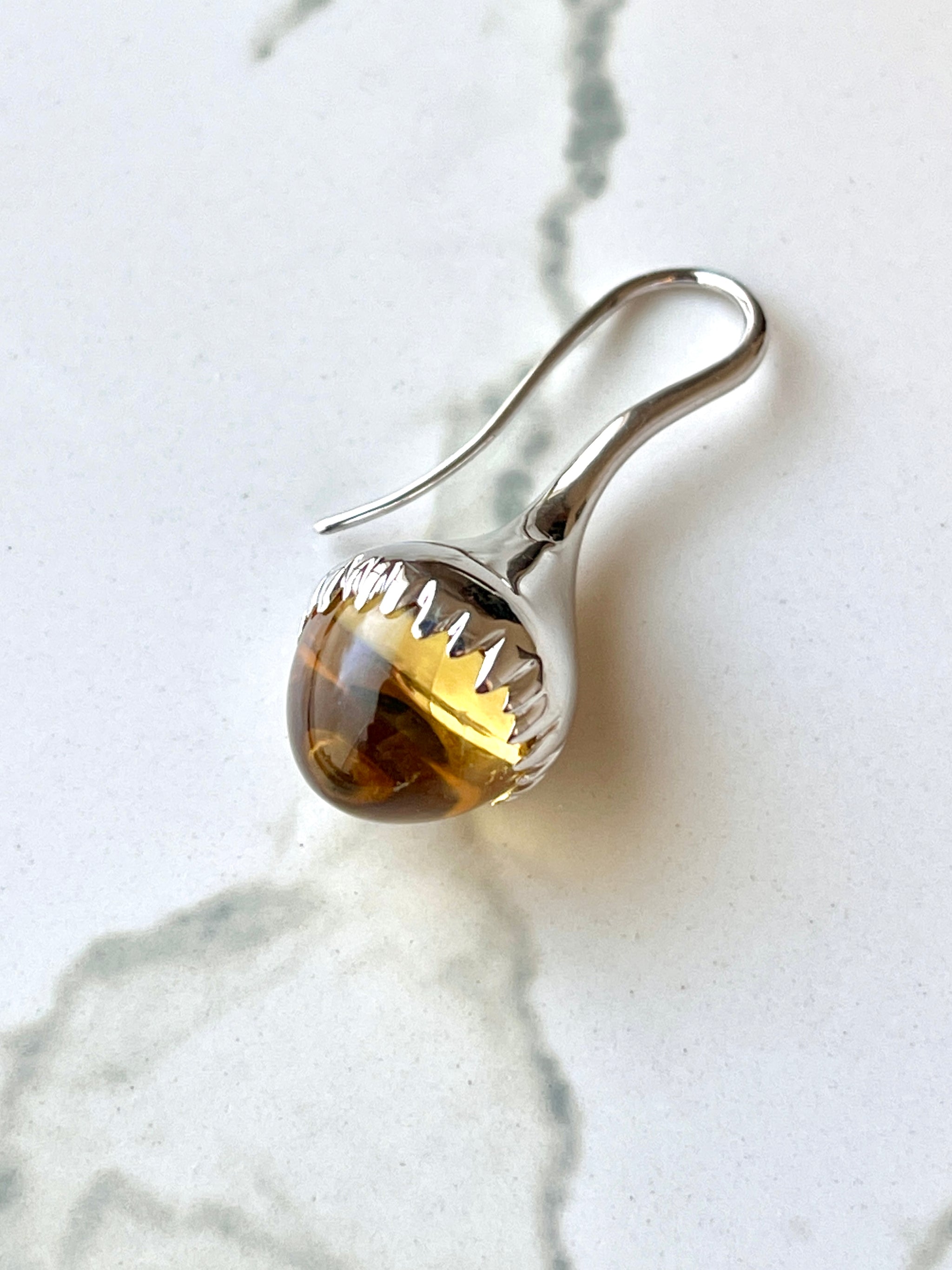 Mariposa H20 Yellow Beryl 15.61 ctw. Cabochon Drop Earrings