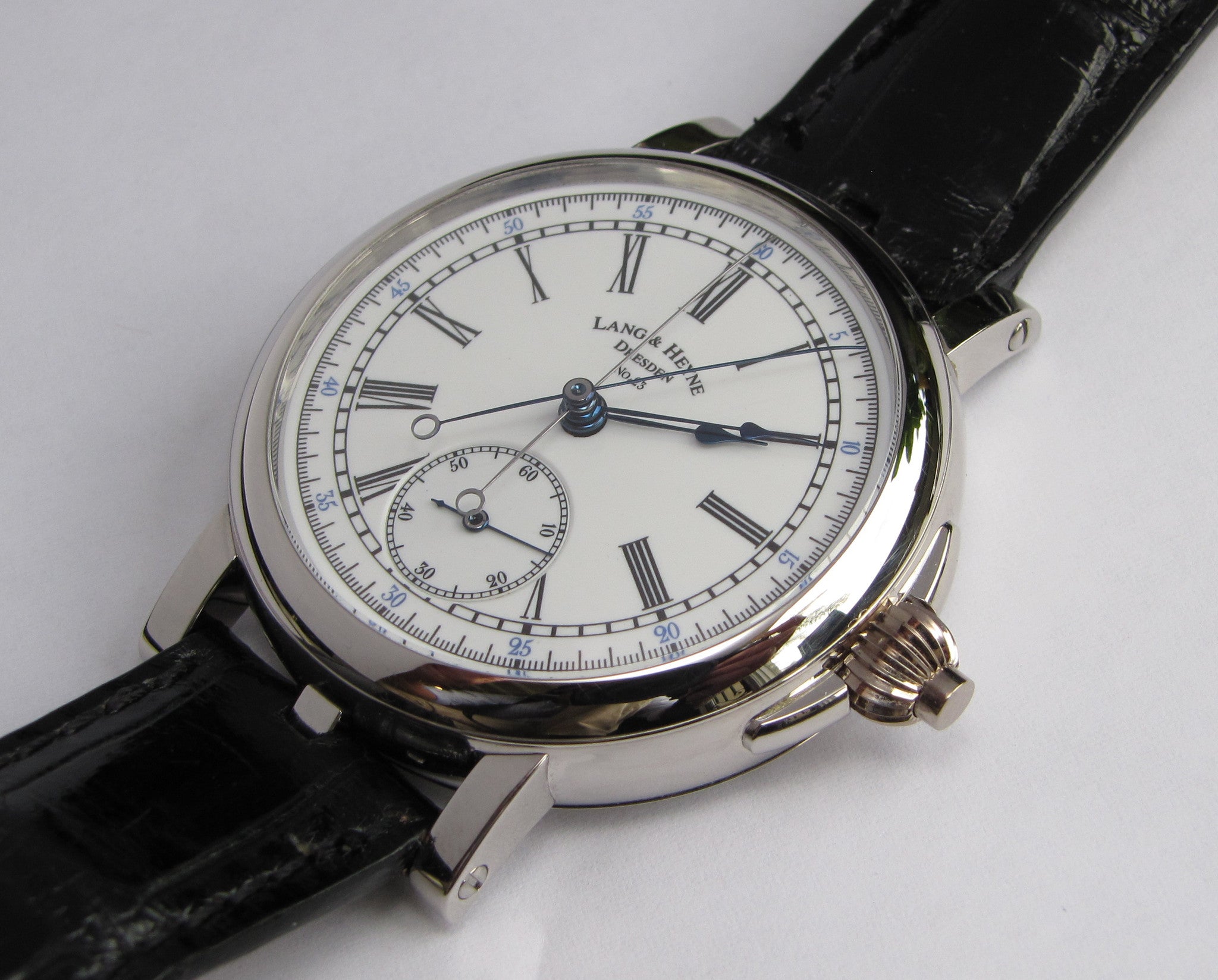 Lang & Heyne Albert Chronograph Watch - Platinum