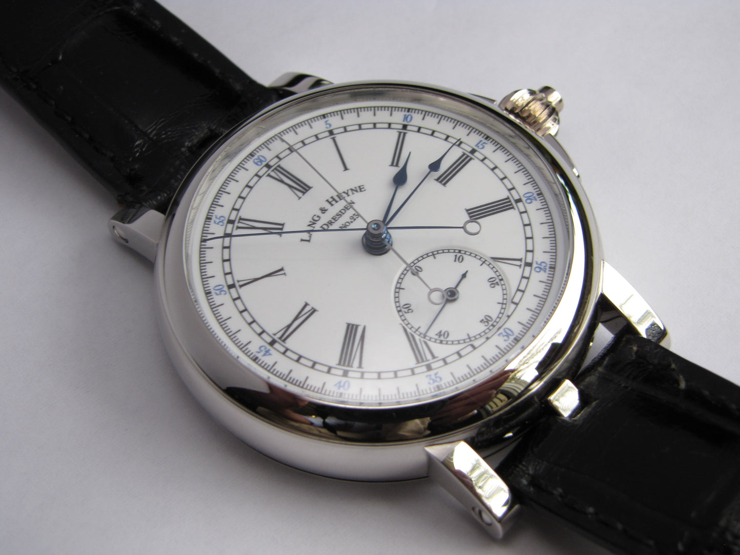 Lang & Heyne Albert Chronograph Watch - Platinum