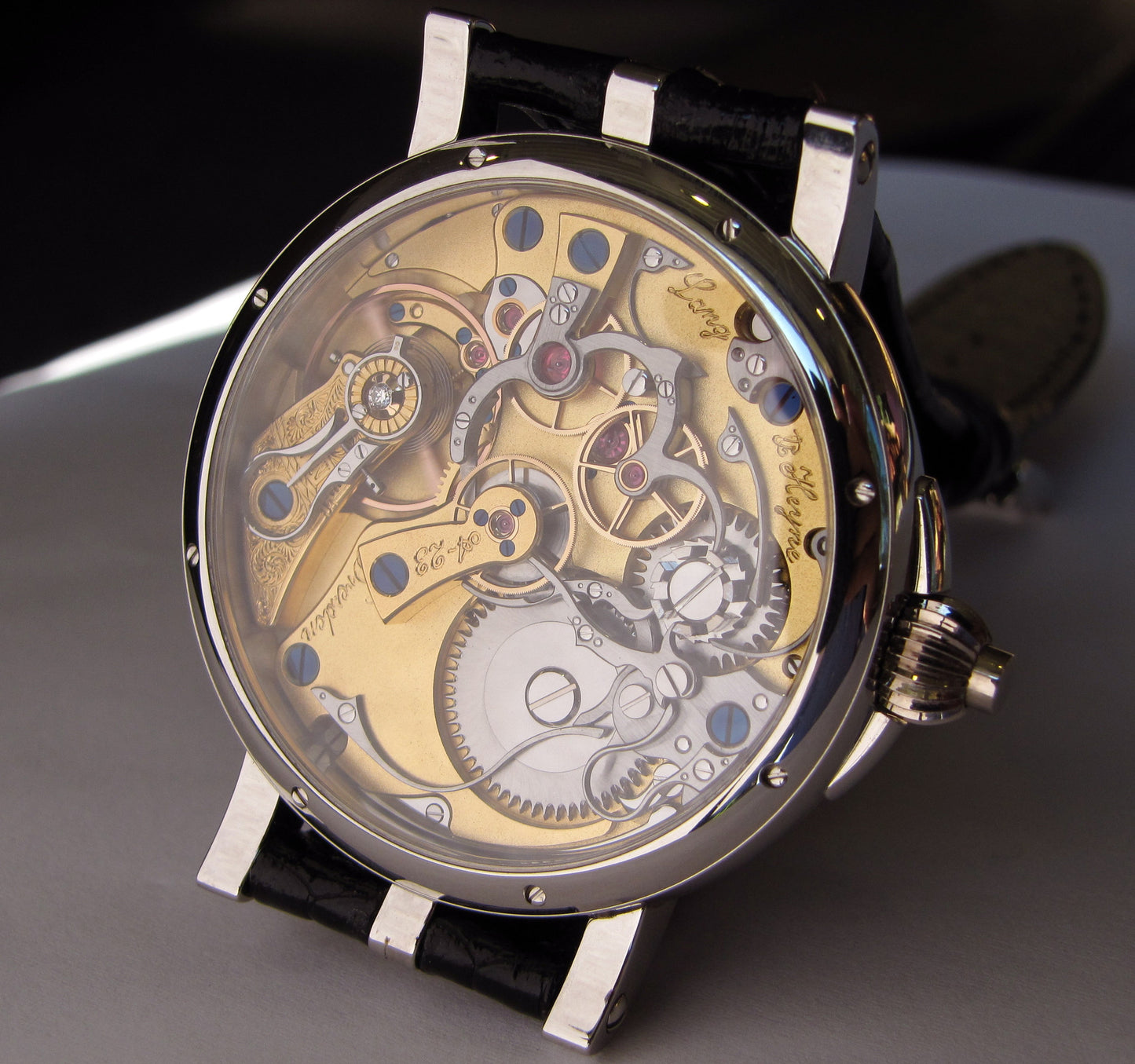 Lang & Heyne Albert Chronograph Watch - Platinum