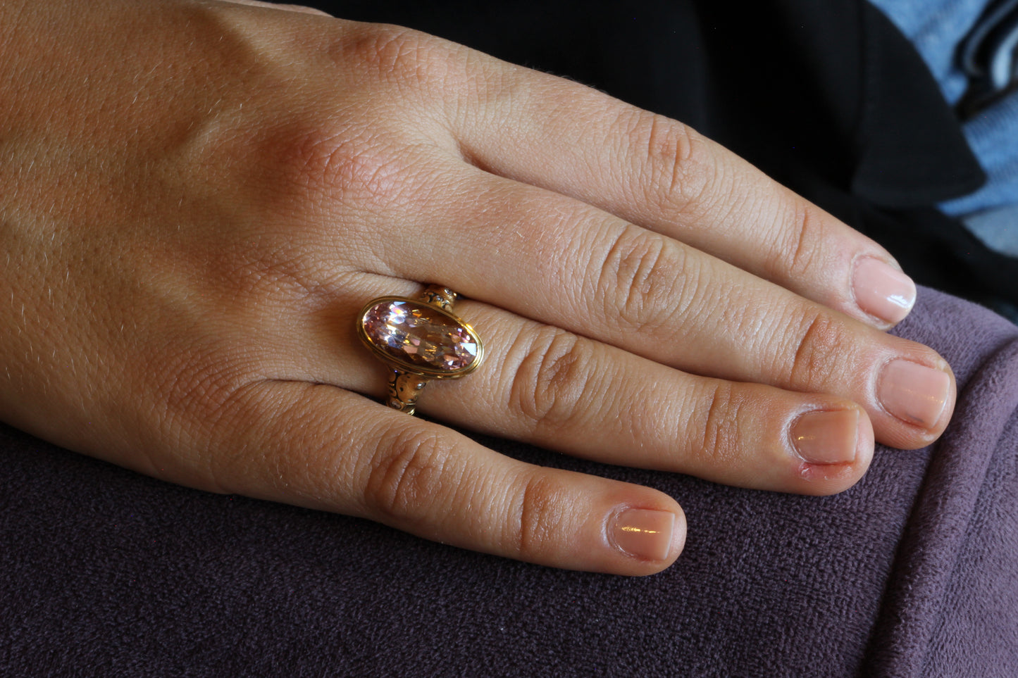 Alex Sepkus Lake Garda Morganite ring