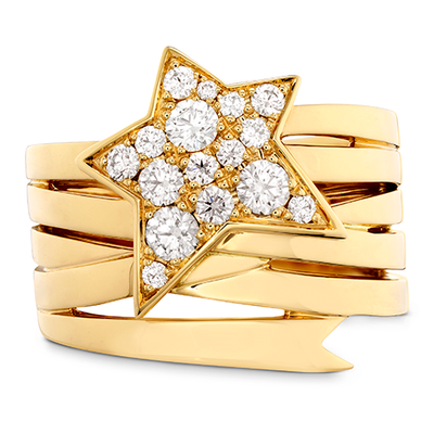 Hearts On Fire Illa Wraparound Comet Diamond Ring