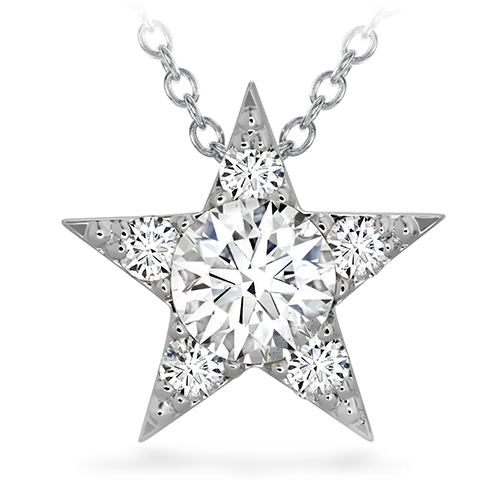 Hearts On Fire Illa Cluster Pendant Necklace