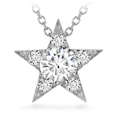 Hearts On Fire Illa Cluster Pendant Necklace