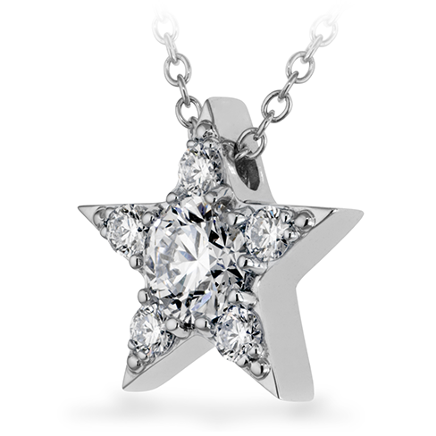 Hearts On Fire Illa Cluster Pendant Necklace
