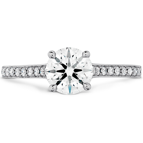 Hearts On Fire Illustrious Engagement Ring Diamond Intensive Band
