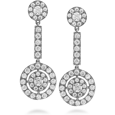 Hearts On Fire Inspiration Double Halo Drop Diamond Earrings