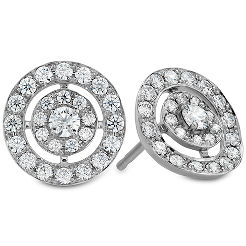Hearts On Fire Inspiration Double Halo Diamond Stud Earrings