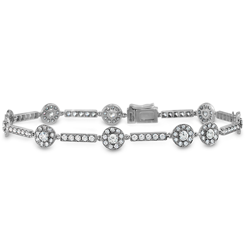 Hearts On Fire Inspiration Single Halo Line Bracelet