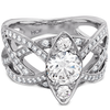 Hearts On Fire Intertwining Regal Diamond Engagement Ring