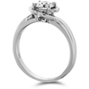 Hearts On Fire Lorelei Bloom Solitaire Diamond Engagement Ring