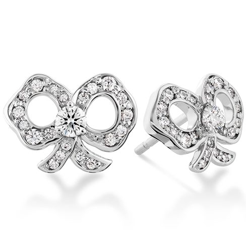 Hearts On Fire Lorelei Diamond Bow Stud Earrings