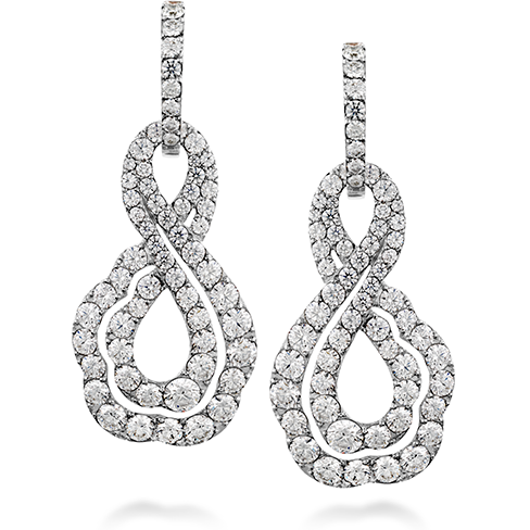 Hearts On Fire Lorelei Diamond Infinity Earrings