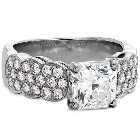 Hearts On Fire Lorelei Dream Pave Diamond Engagement Ring