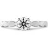 Hearts On Fire Lorelei Floral Solitaire Diamond Engagement Ring